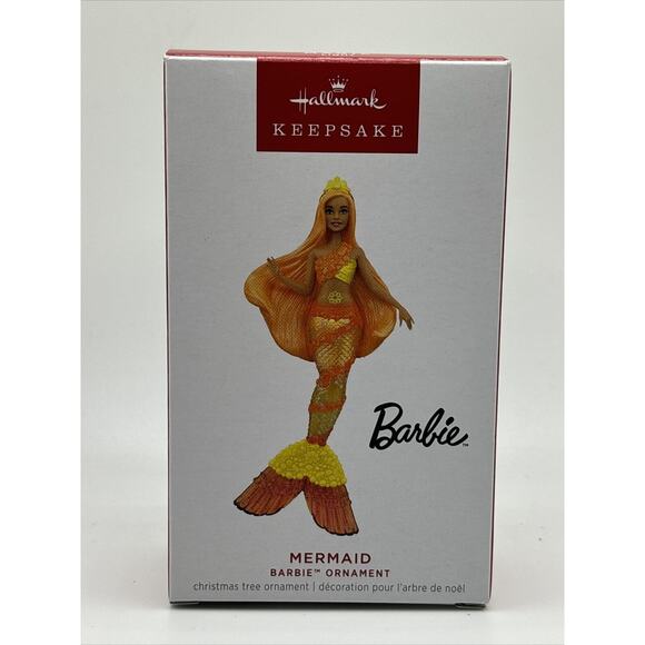 2023 Hallmark MERMAID BARBIE Magic Light Keepsake Christmas Ornament - Picture 1 of 4